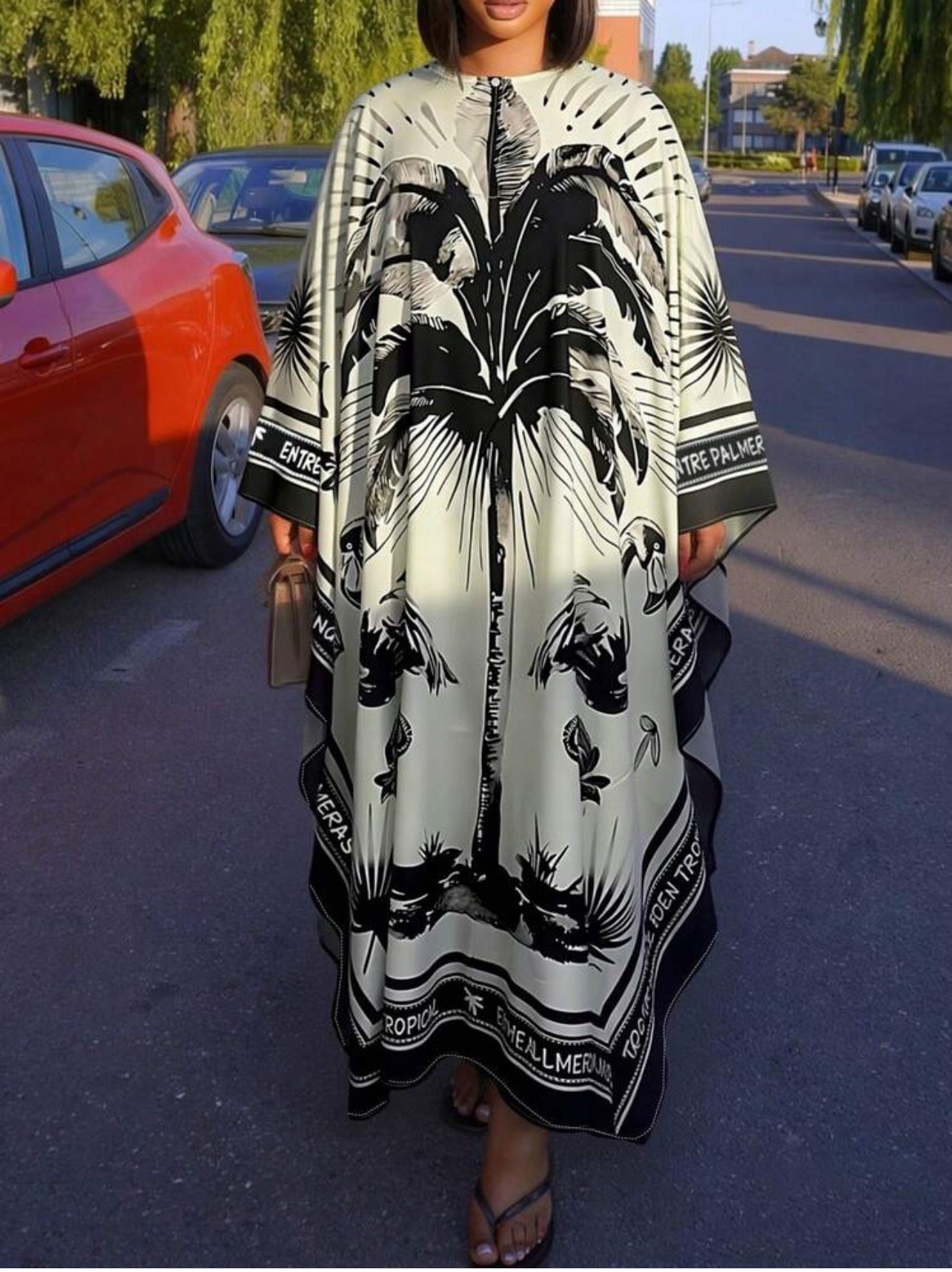 Robe palmier 8888